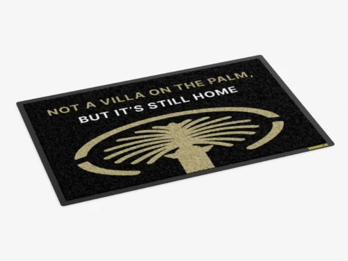 Palm Jumeirah doormat – decorative door mat inspired by Palm Jumeirah for homes in Dubai & UAE.